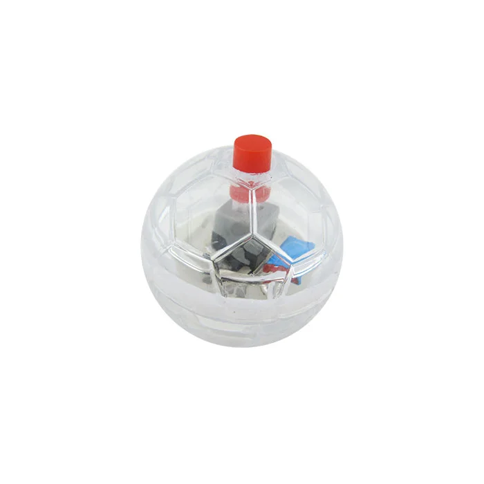 Plastic Interaction Flashing Electronic Cat Ball Transparent 2020wholesale New for Cats Pet Toys Design Everyday 3.5cm