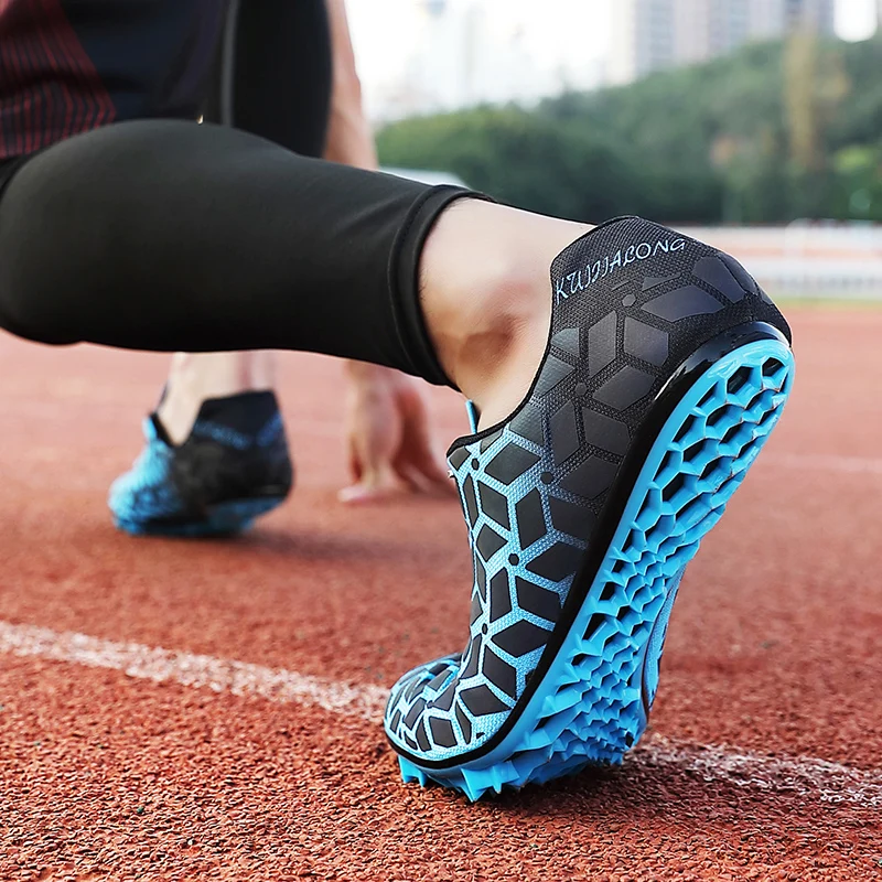 
Track & Field Running Sneakers Spikes Runnin Breathable Sprint Shoes for Boys Girls Sport Shoes With Spikes chaussure femme 