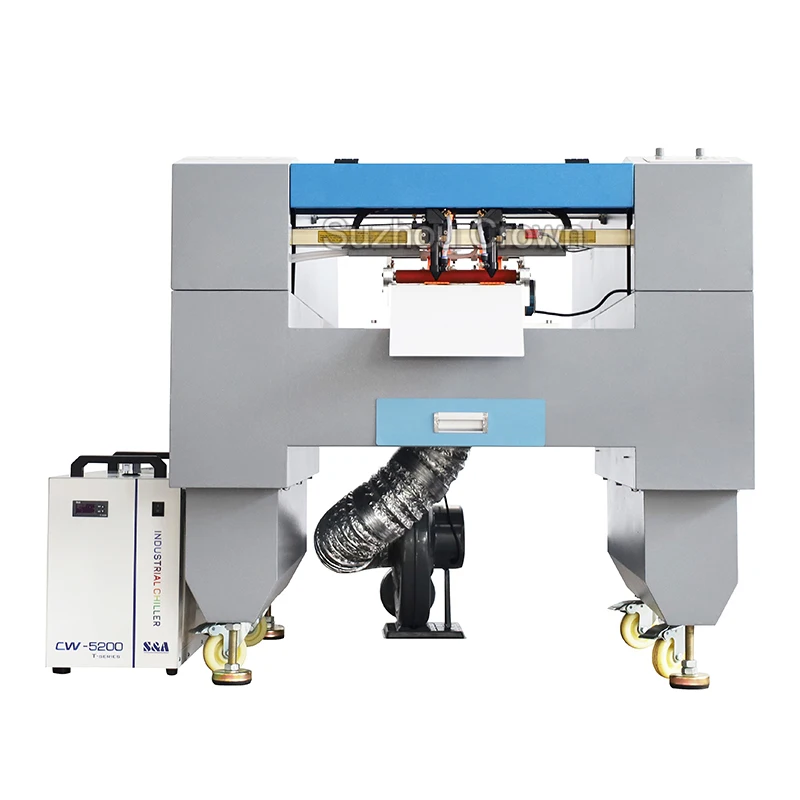 Laser punching cutting machine fibre Fabric automatic laser cutting hole punching machine