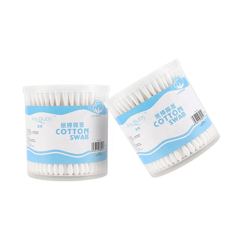 Горячая Распродажа 200 шт. q-tips экологически чистые двухсторонние ватные палочки разборные
