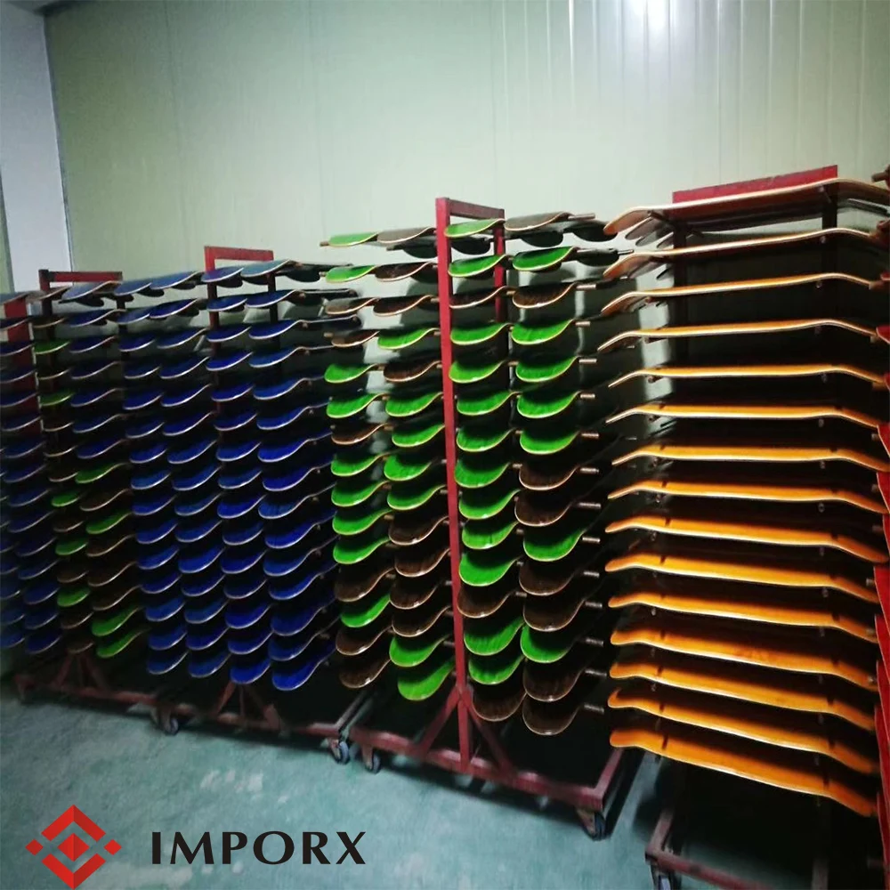 
professional custom 7 ply canadian maple in blank skateboard deck 