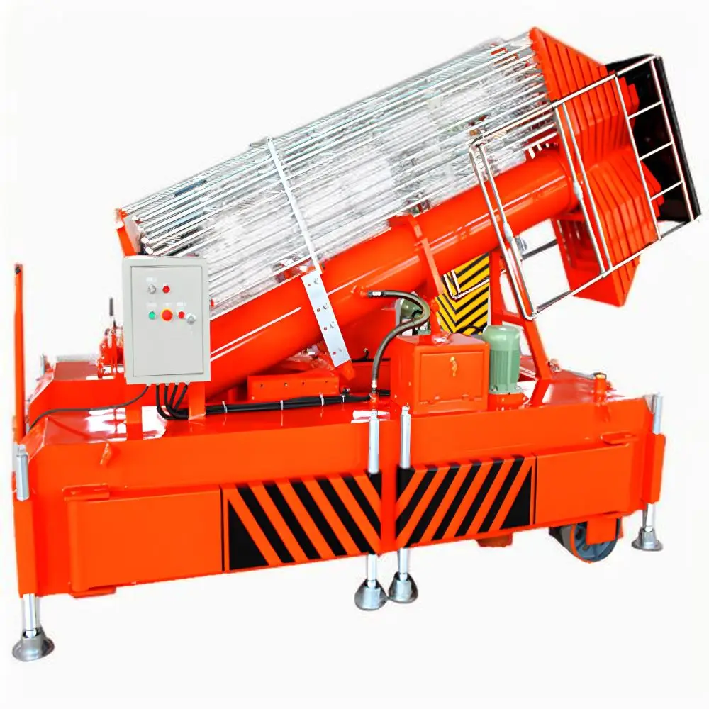 Double body anti rotation sleeve cylinder type aerial work platform jacketed lifting mobile lift