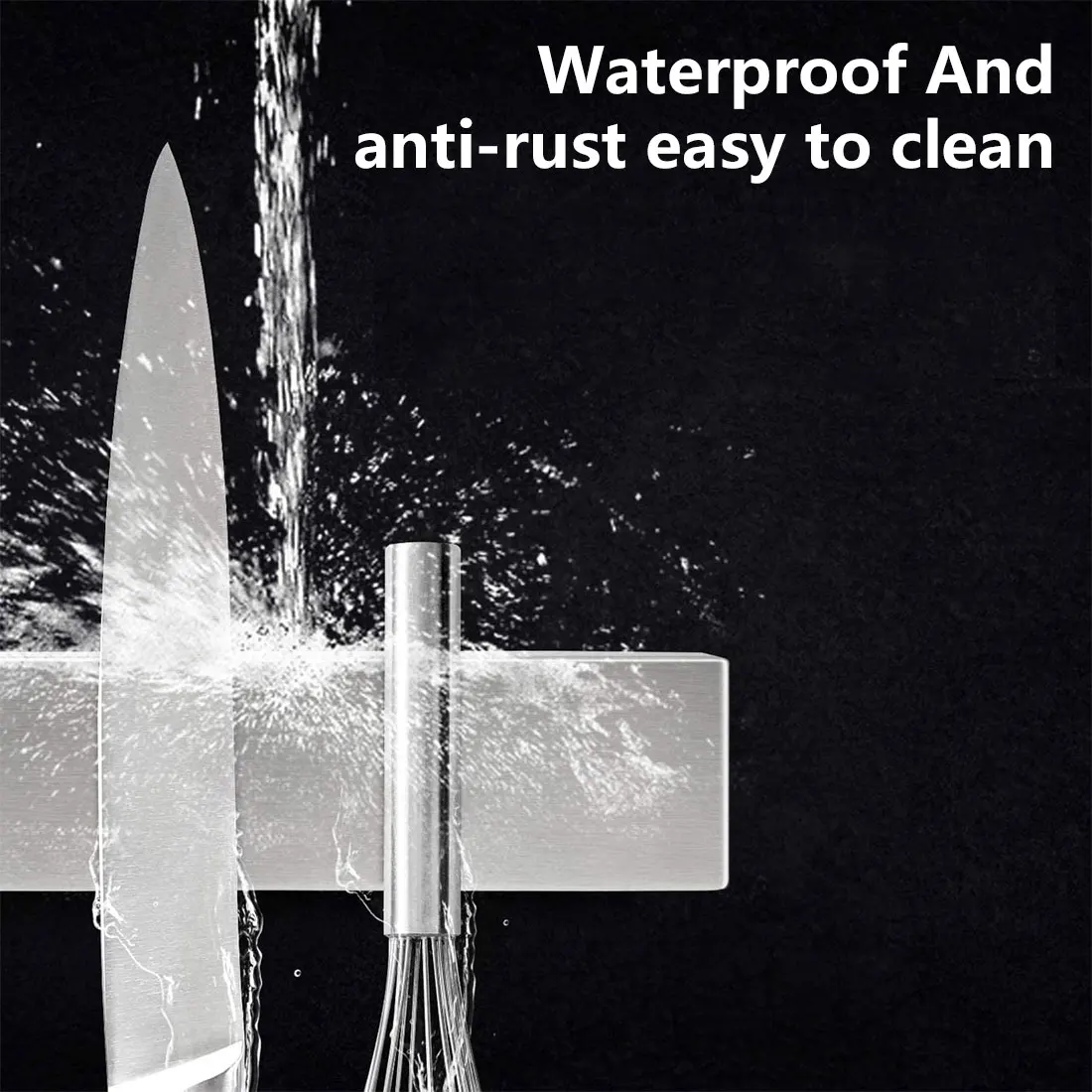 Convenient 10 inch Stainless Steel Strip Magnetic Knife Bar magnetic knife holder for wall