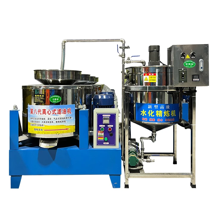 Factory Price Sunflower Seed Small Oil Refining Machine Crude Soybean Oil Purifying Machine Peanut Oil Defoaming Machine