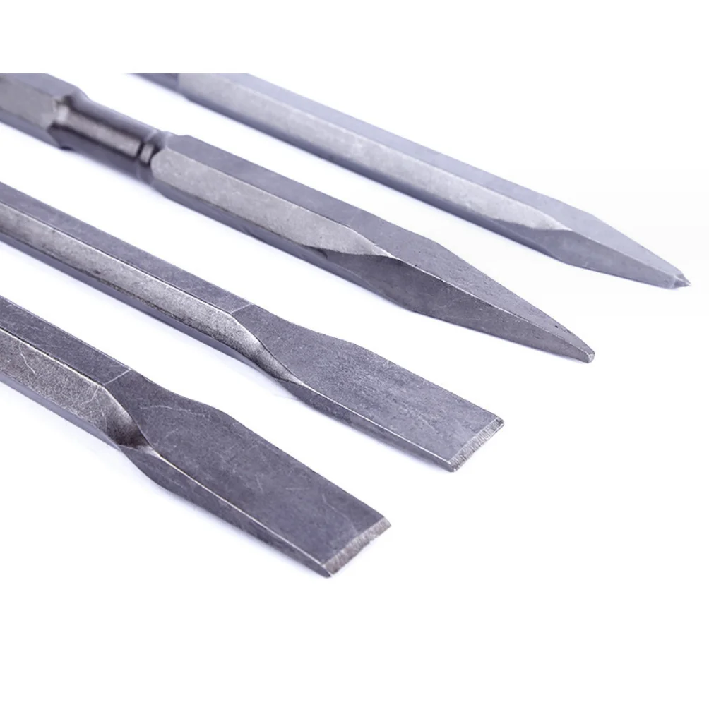 Cheap Electric hammer electric pickaxe pointed flat chisel concrete brick wall masonry chisel Sharp flat chisel