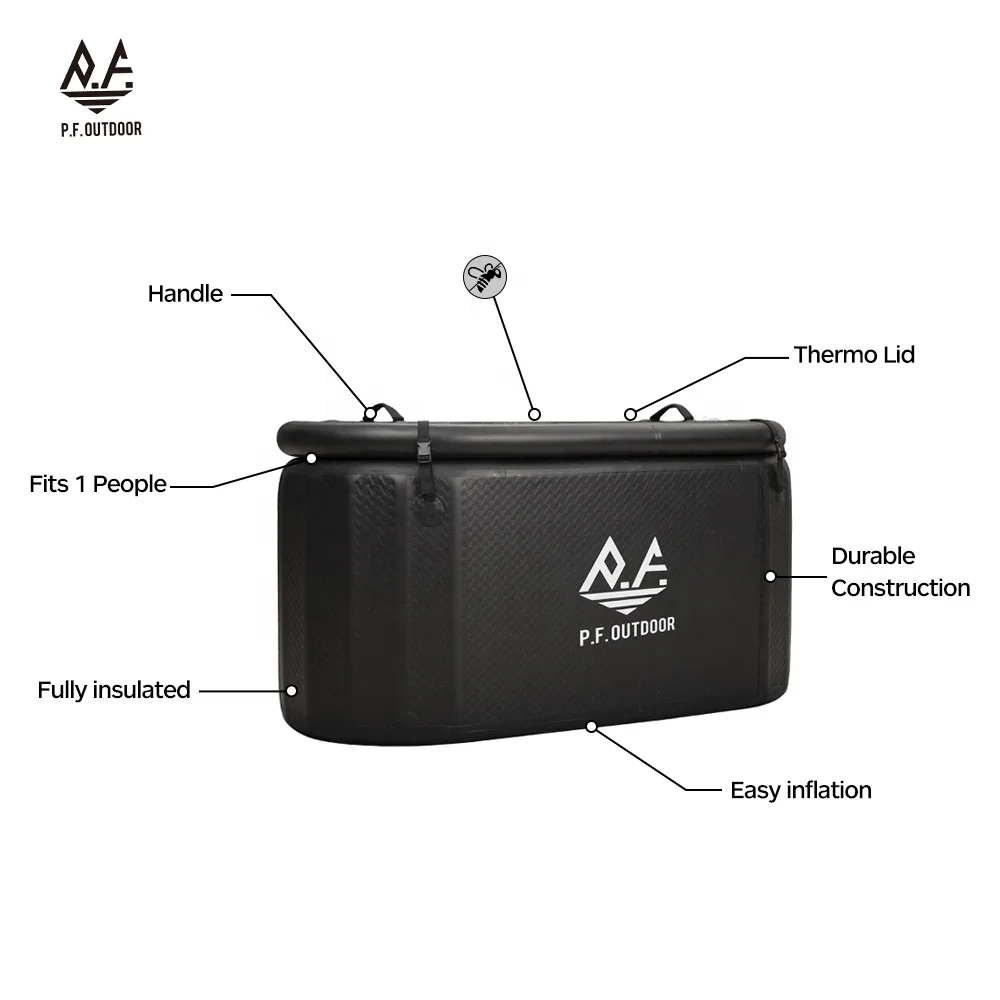 Custom size inflatable ice bath spa bucket adult inflatable bathtub sports recovery cold jump fitness Ice bath Tub