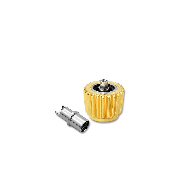 High class watch screw crown  size 6.2 X4.8  M0.90 mm generic high -end  watch parts yellow  crown white crown