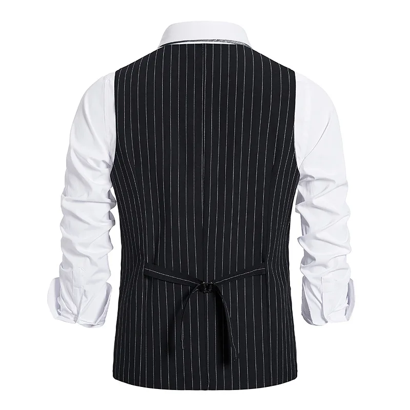 Liu Ming Hot Sells 2024 Trending Fashion Men Suit Casual Sleeveless Slim Fit Wedding Waistcoat Formal Business Jacket Vest