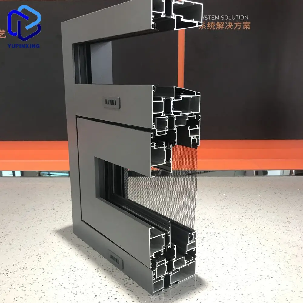 Black latest bullet proof double pane french aluminum casement modern house half round aluminium design in pakistan home windows