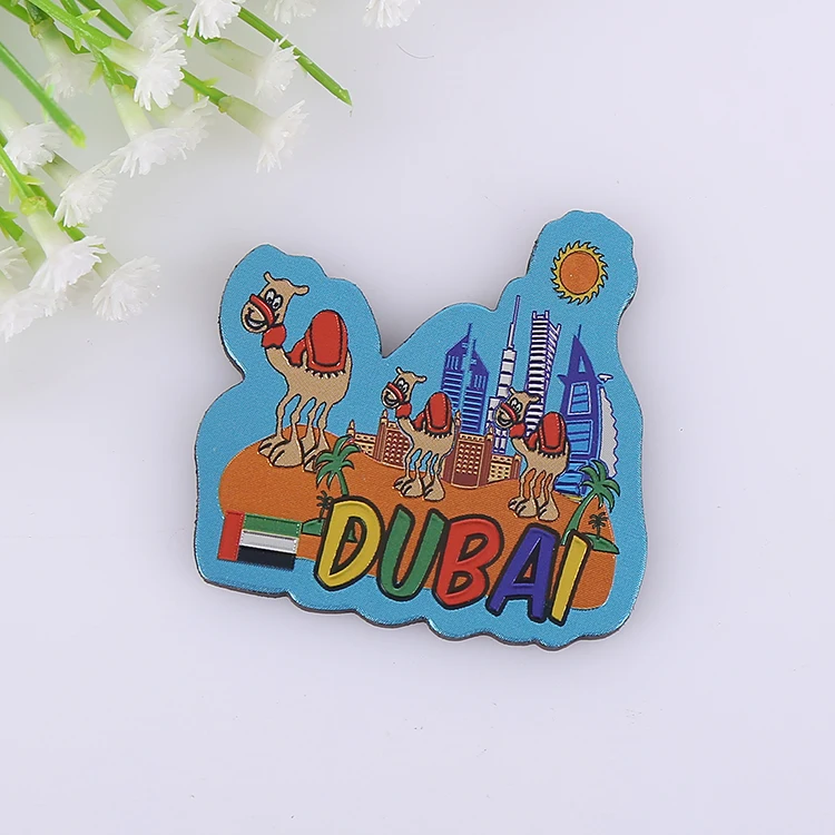 
Colorful Unique Design Souvenir Rectangle Fridge Magnet 