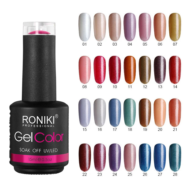 Factory Wholesale Color Nail 15ml Nails Uv Gel Polish Professional Vegan Organic Create Your Own Brand UV Nail Gel Polish