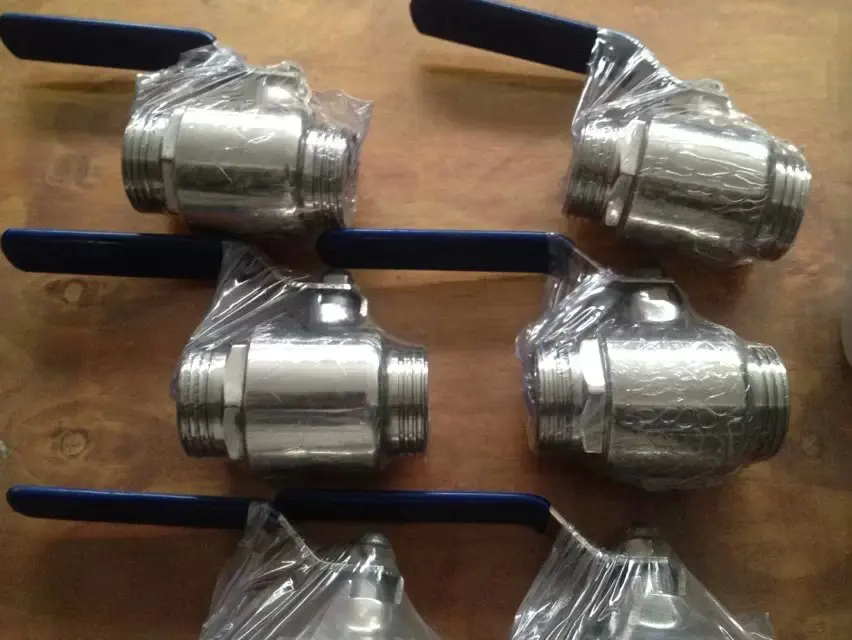 stainless steel  201  304  316 material  casting 1pc type ball valve
