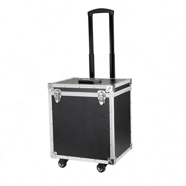 Factory Professional Custom Air Aluminum Tool Trolly Flight Case For Music Dj Equipment Shipping Box