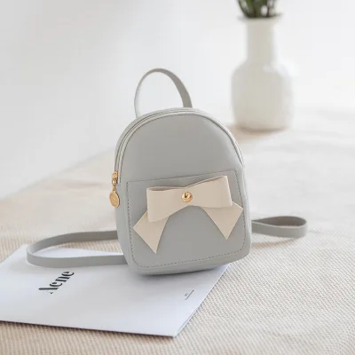 FLB202 bow decor 2020 mini pu leather designer bag hiking backpacks