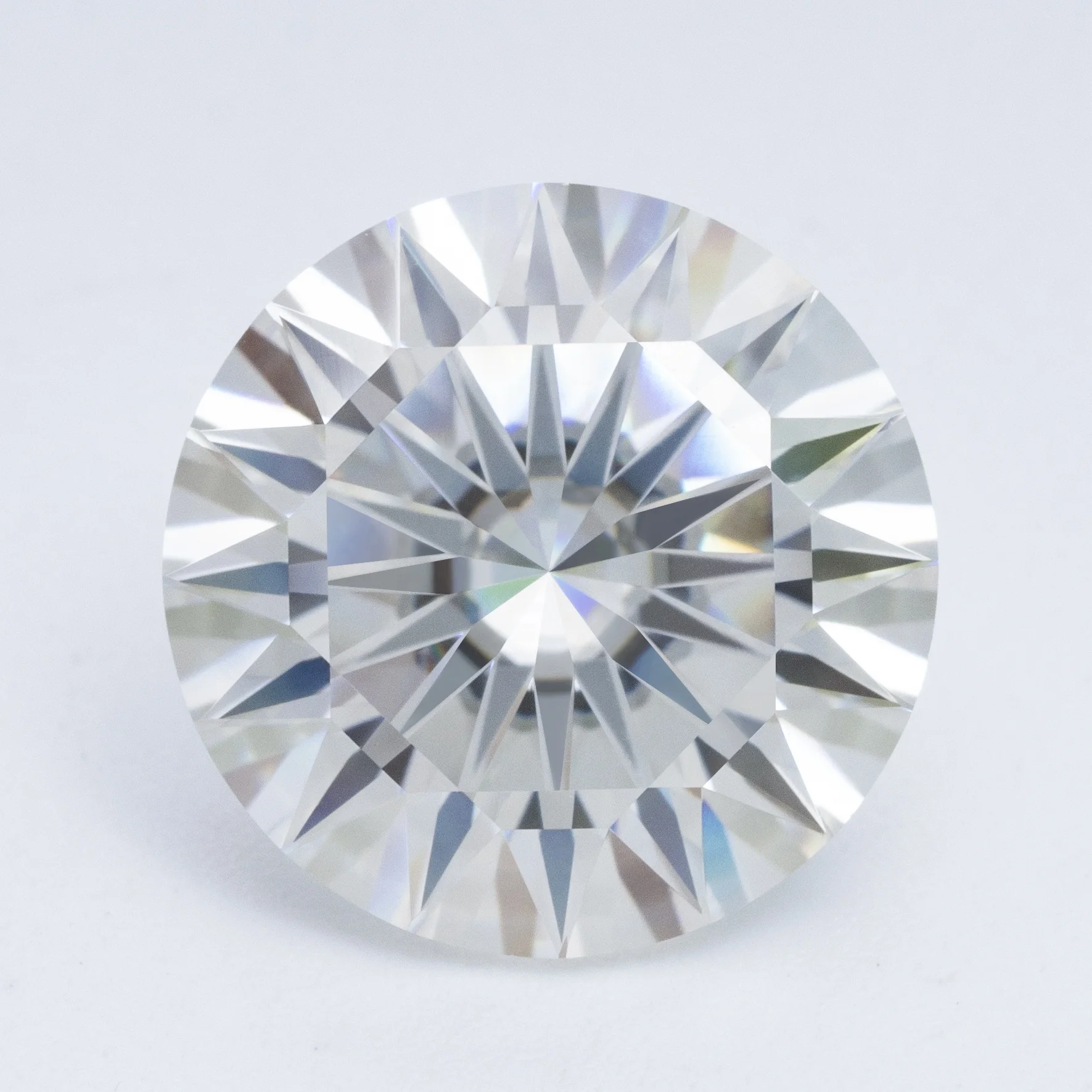 Китай, Wuzhou, оптовая продажа, чистый белый цвет, 3 карата, круглые 16 сердец и 16 стрел, бриллиант с муассанитом