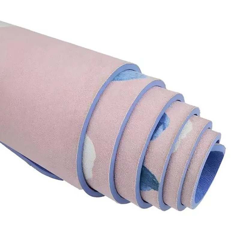 TPE Deer Skin Velvet Yoga Mat Thickened Fitness Mat Customized Printing Eco-Friendly Anti-Slip Durable Logo