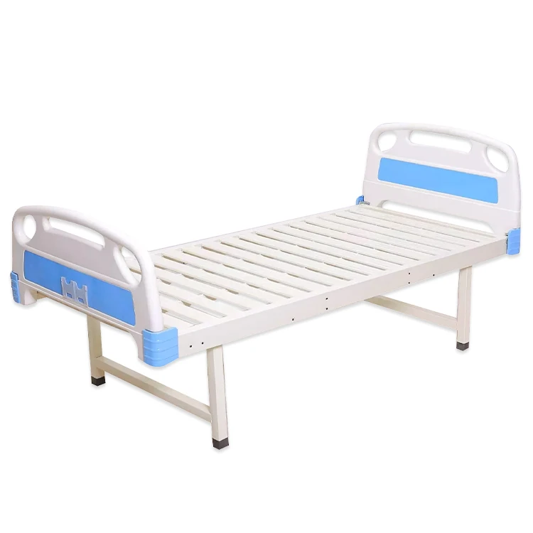 Factory wholesale ABS manual  nursing bed one-function medical bed elderly patient hospital bed