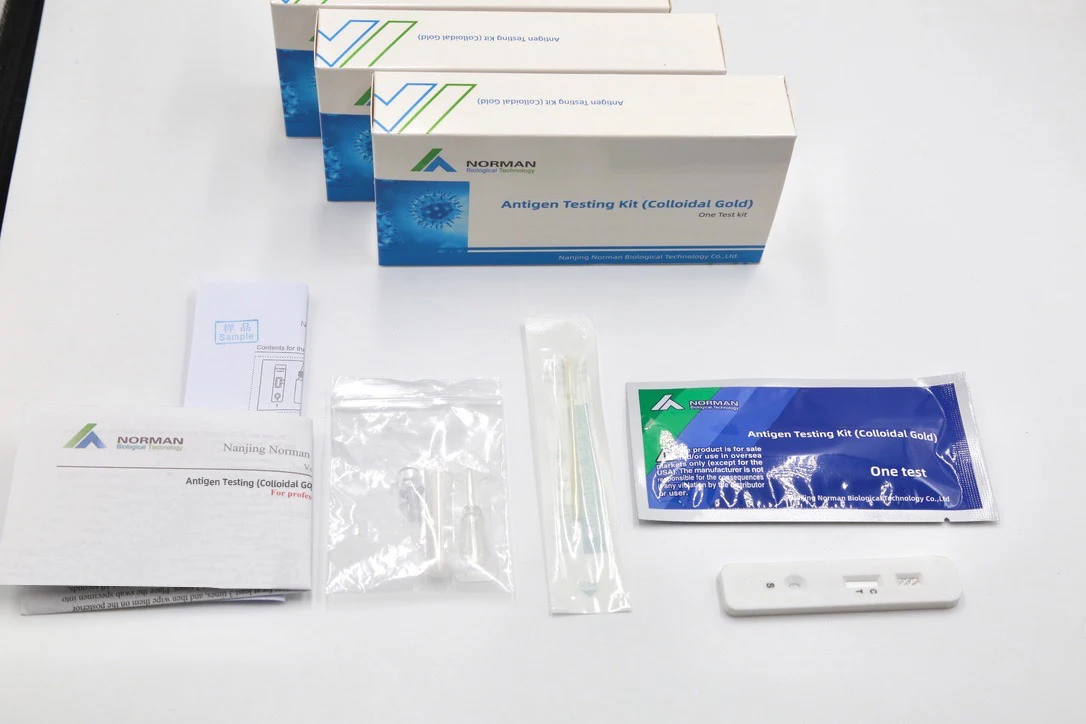 Тест PEi прошел BfArM перечисленный передний носовой тампон слюна комбо набор для самостоятельного тестирования