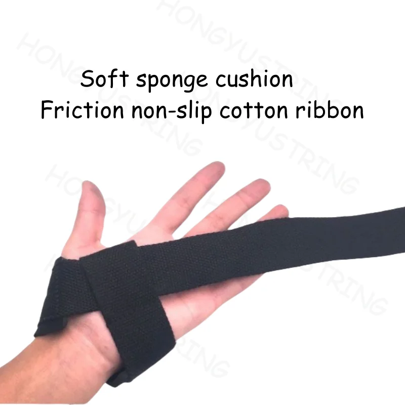 Custom Logo Fitness Wrist Pull Straps Weight Lifting Straps With Cushioned Wrist