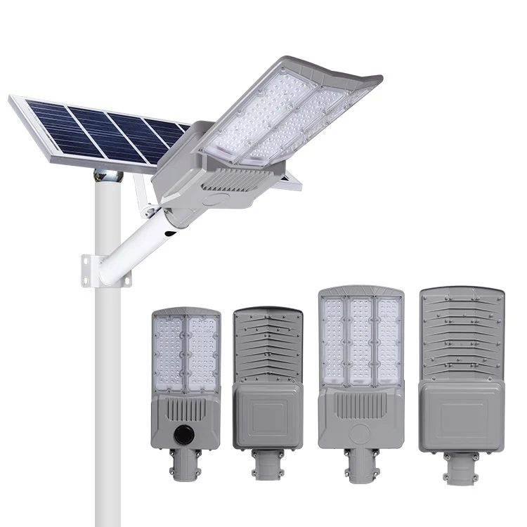 Garden Lighting Aluminum Outdoor Waterproof Ip65 100w 150w Separate Led Solar Street Light