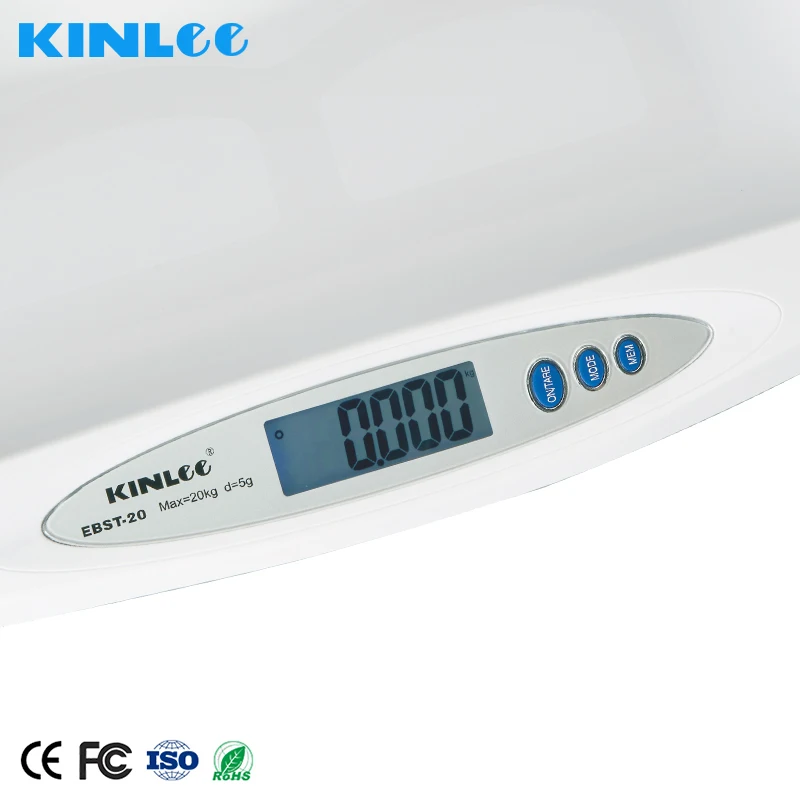 Hot selling Portable Lcd Display 20kg Electronic Infants Toddlers Body Weight Digital Weighing Baby Scale