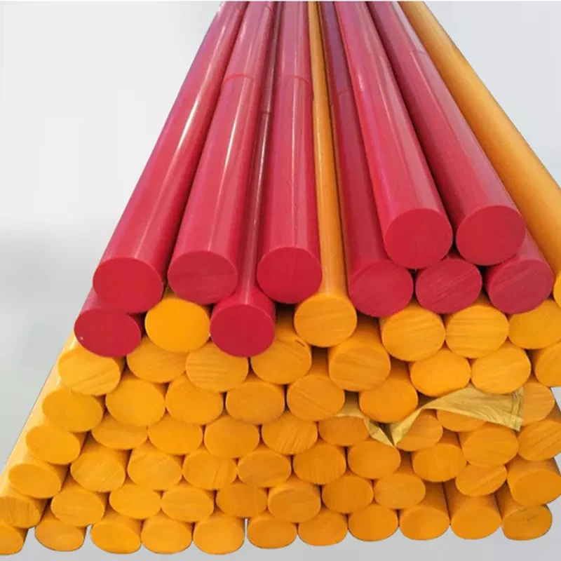 China Supplier Engineering plastic products hdpe material colorful uhmwpe rod