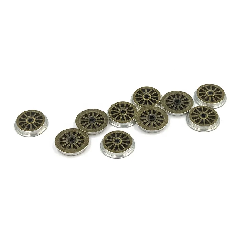 Dakunlun Custom Die Casting Zinc Alloy Wheel Spoke Model Train Wheel