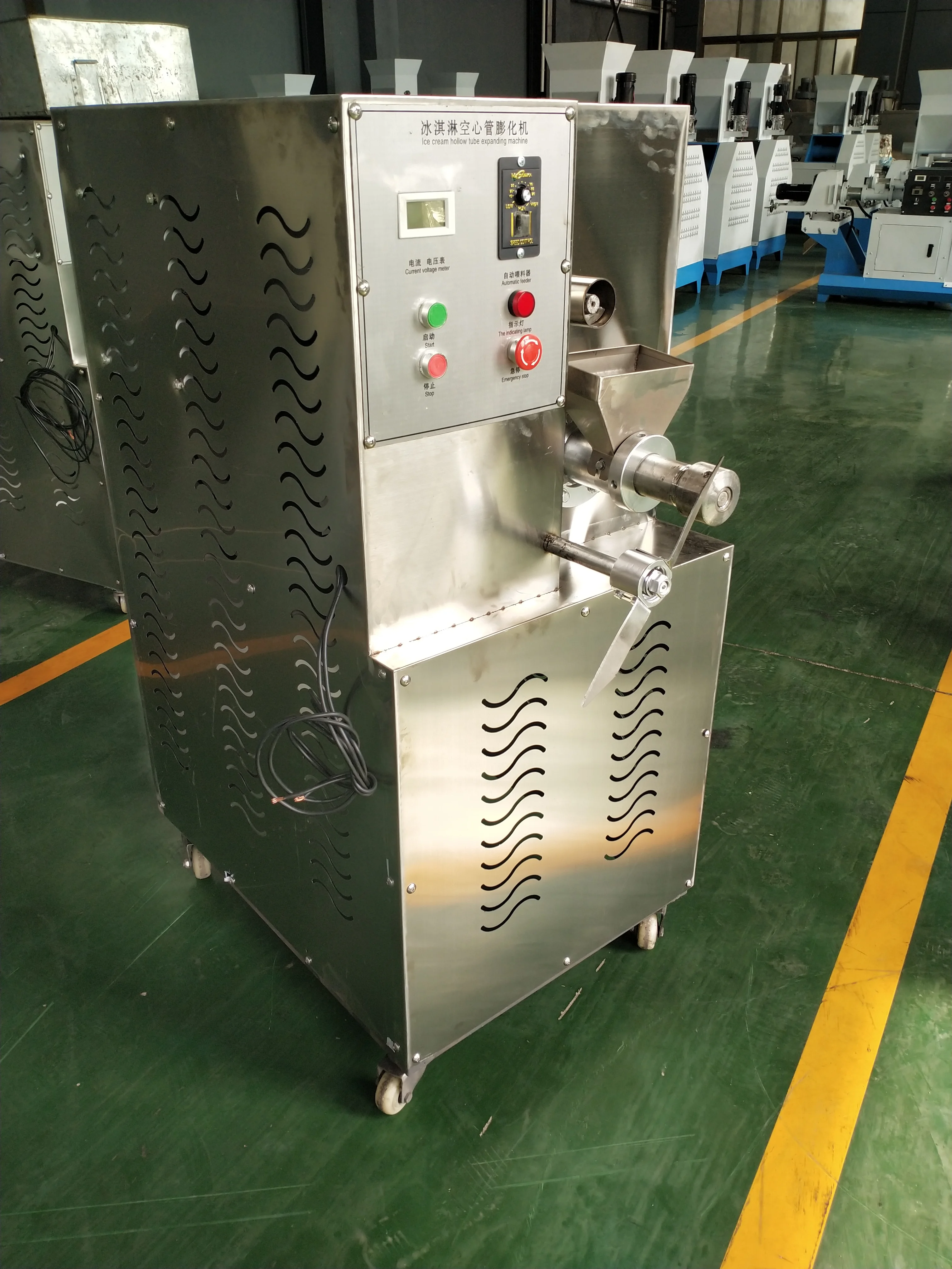 many kinds of mould snack puff food machine/ korean corn puffed stick