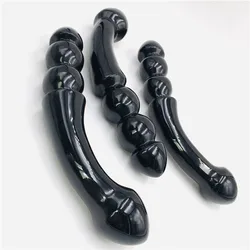 high quality  black obsidian  Crystal Massage Wands Women Sexy Yoni Crystal Dildos yoni healing stick