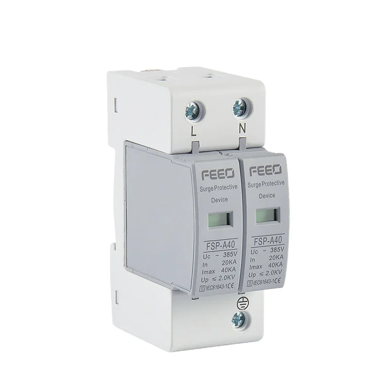 FEEO FSP-A200 AC SPD good quality 3P 150-200ka 230V/275V 358V/420V Surge Voltage Protection with TUV CE china low price