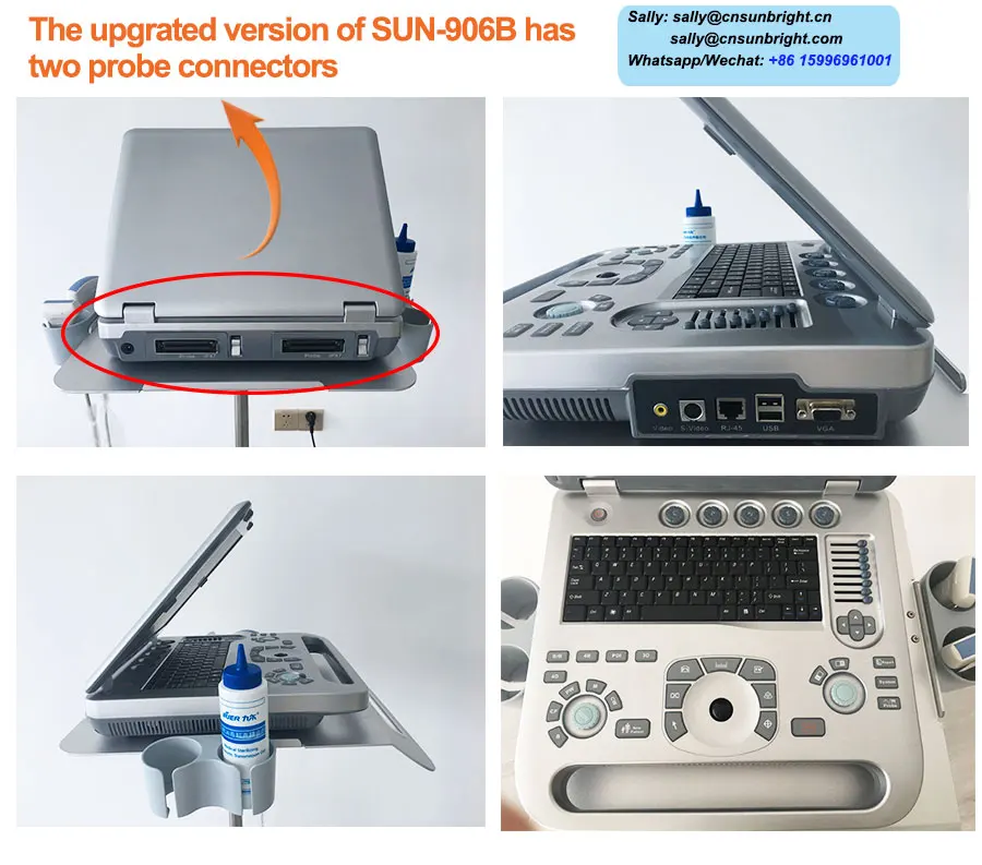 Допплер вагинальные ультразвуковой датчик Sunbright SUN-906B Портативный Цветной ecografo mindray m5 m7 m9