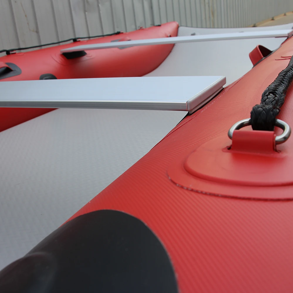 Zhebo 2024 New Botes Inflables Inflatable Catamaran Boat ZB MC 400 13ft Inflatable Boat