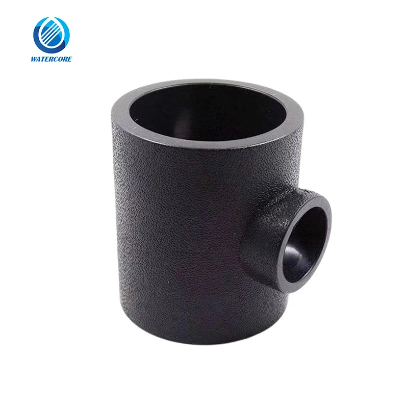 High Quality Water Supply SDR11 DIN Standard Plastic Pipe Fitting PE Pipe Fittings Reducing Tee HDPE Socket Fusion Pipe Fitting