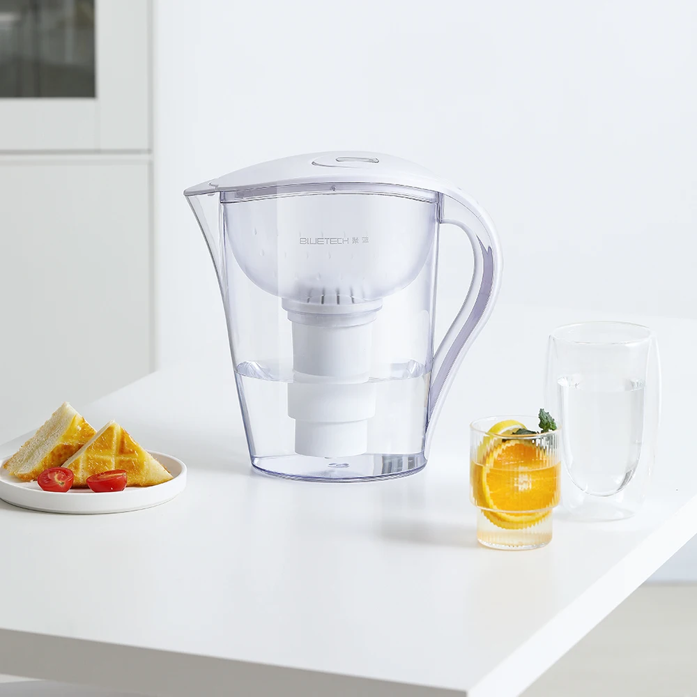 OEM Service China Factory 3.5L Jug 4 Stage Filtration including Activated Carbon Alkaline Portable Water Filter Pitcher