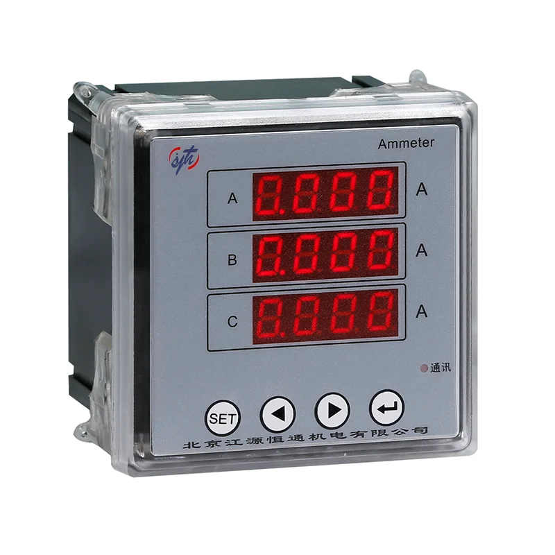 Multiple functions Long Life and High Voltage Intelligent Ac Three-Phase Ammeter Led Display Digital Panel Ac Voltmeter
