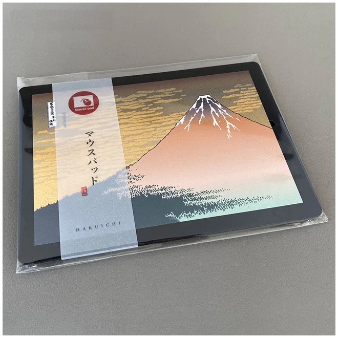 Kanazawa gold leaf fashion acrylic luxury custom gaming pad mouse