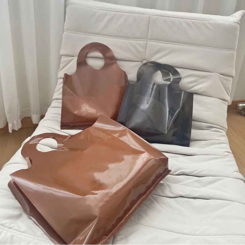 Plastic Shopping Bags for Small Business | 45*60cm Extra Large Merchandise Bags Water Resistant Shopping Bags for Clothes,Shoes