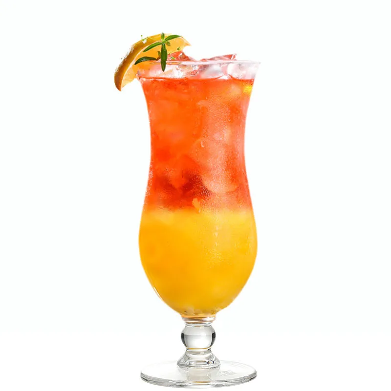 Wholesale Ball Stem Personalized Cocktail Glass 16oz Hurricane Cup Plastic Hurricane Cocktail Glasses