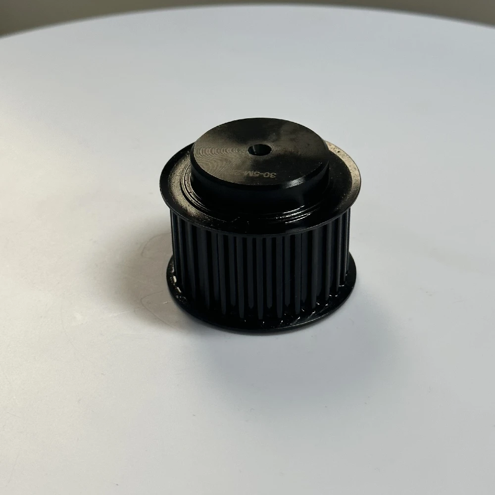 Factory Direct Supply Premium High-end Newest Design 30 Teeth C45 Steel Blackening Timing Belt Pulley