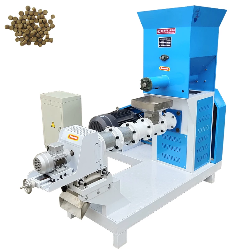 Feed Processing Machines  mini fish feed extruder Animal Feed Pellet Machine diesel