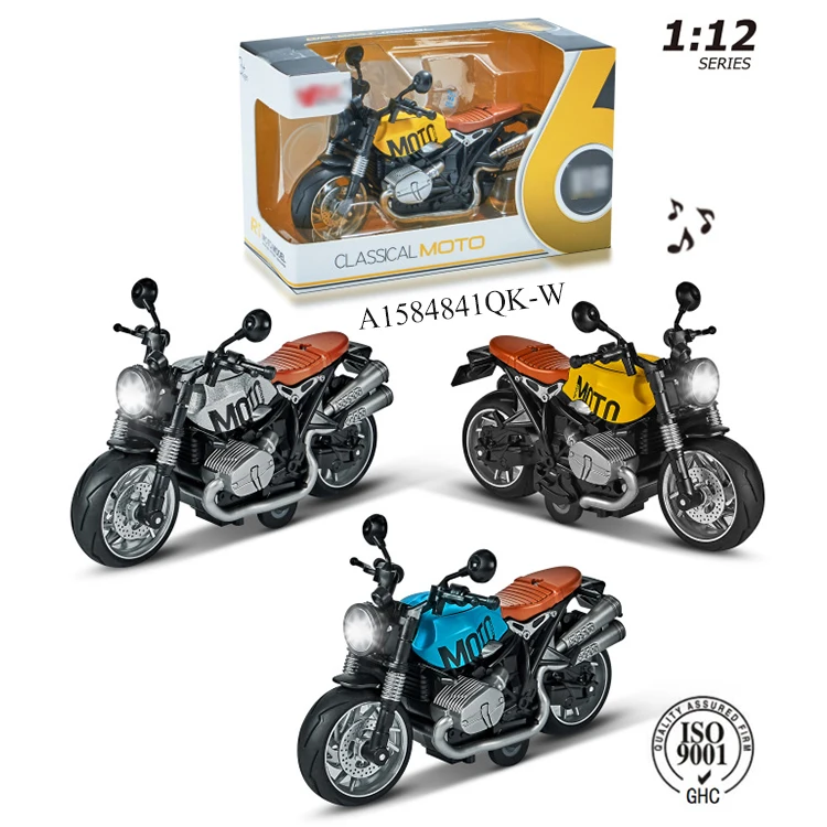 1:10  scale pull back mini alloy motorcycle toy motorcycle for children