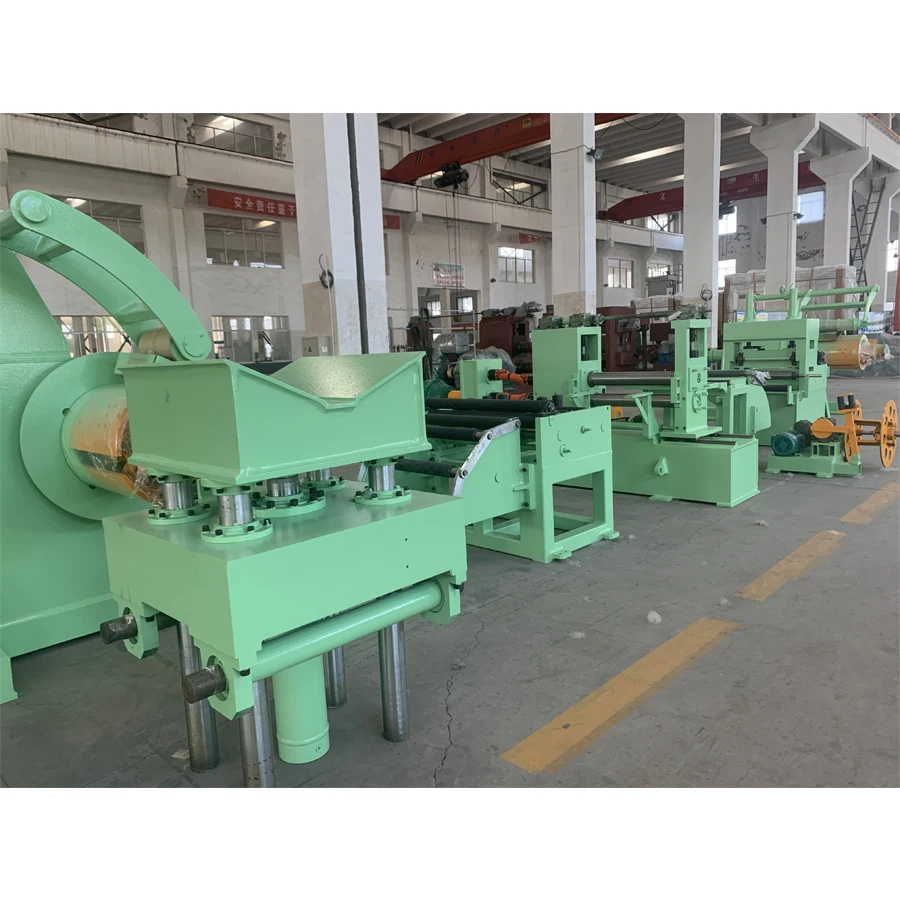 steel coil slitter machine line include uncoiler levelling slitting recoiler with good price