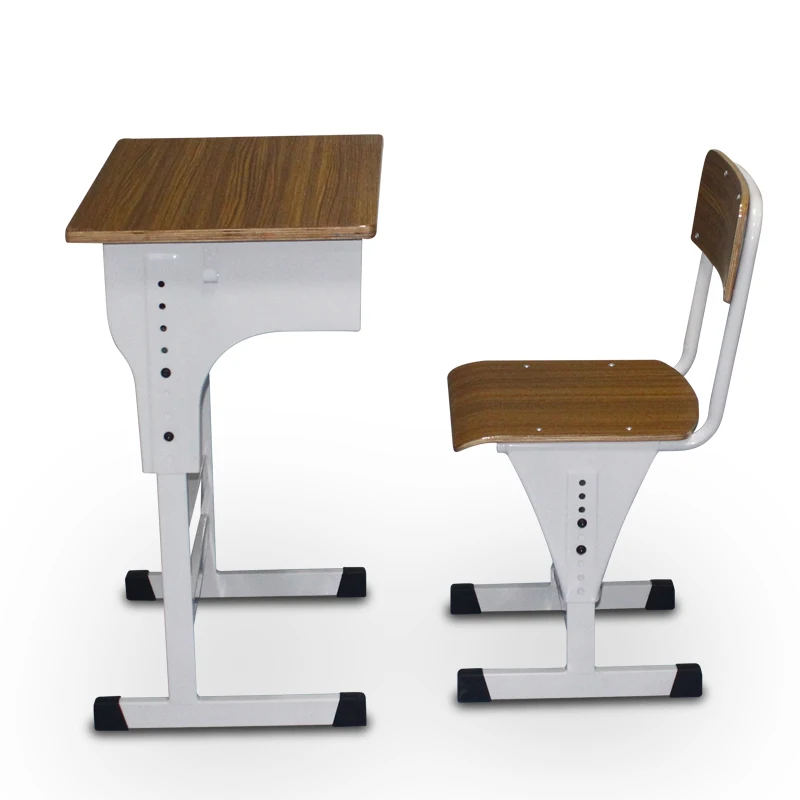 Cheap price Used School Furniture for sale Height Adjustable Desk and chair