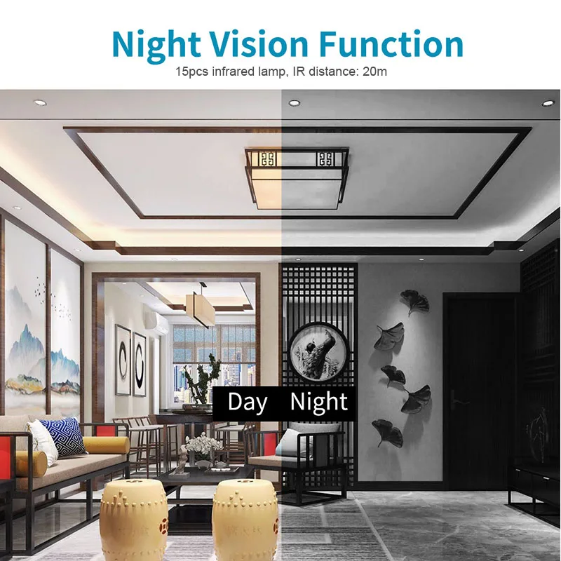 5MP Eseecloud Outdoor Metal Dome Wifi Security Camera Video CCTV System 16ch Wireless IP Night Vision Audio Cameras NVR Kit