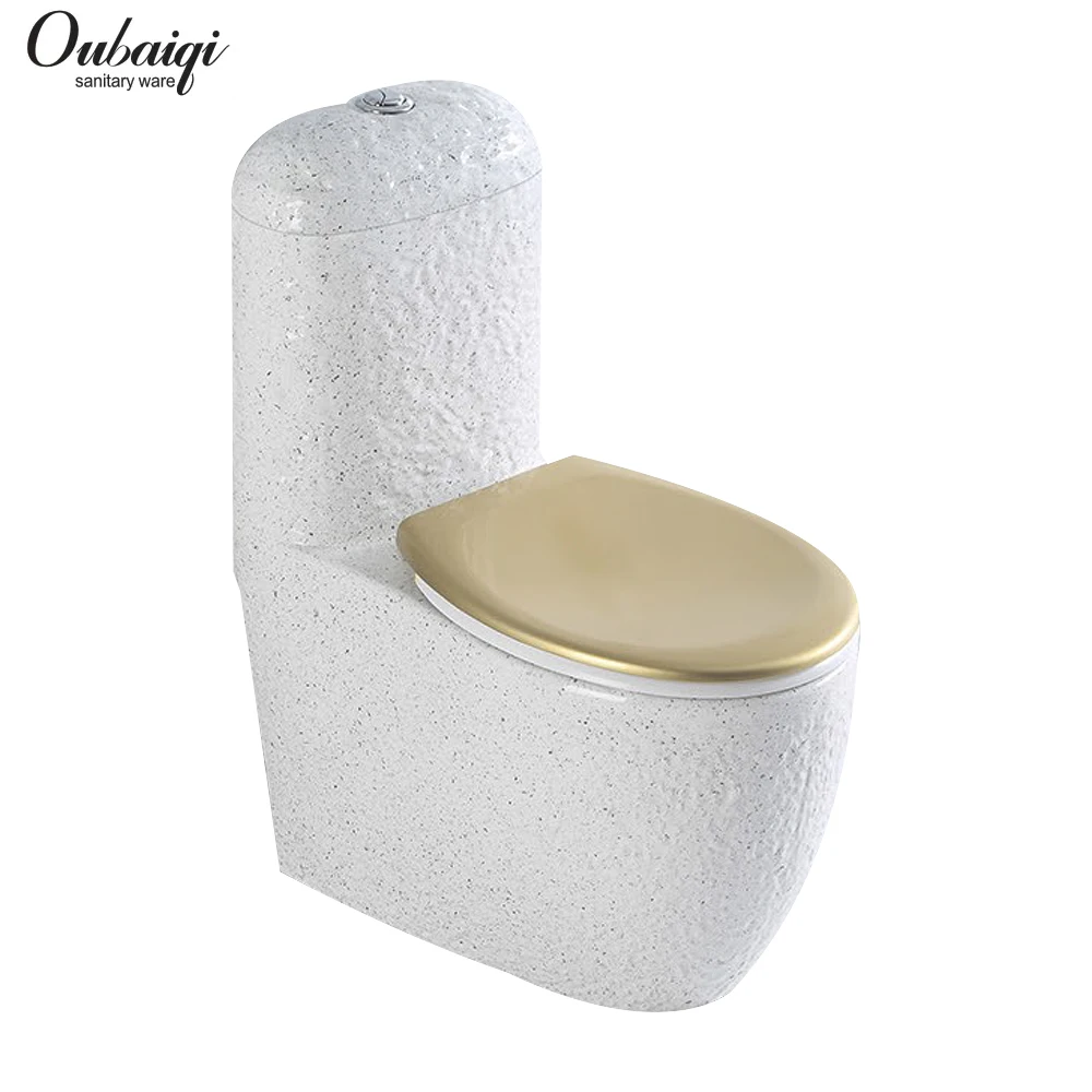  Роскошный одноразовый унитаз золотого цвета Toliet санитарный для