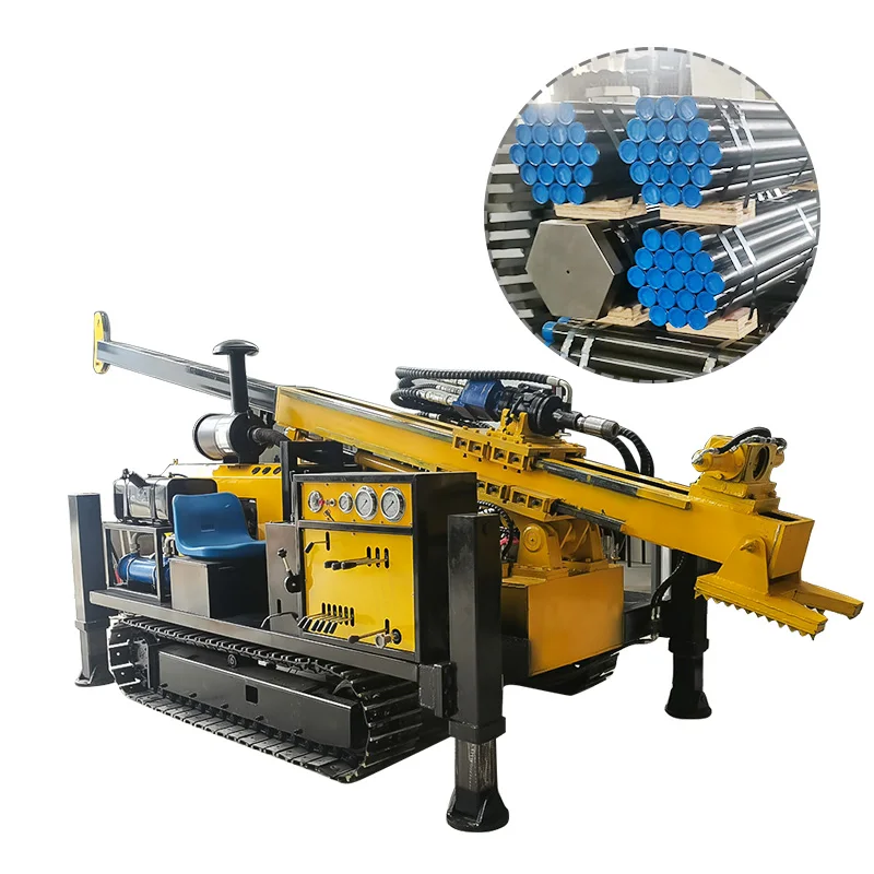 Portable Soil Testing Full Hydraulic Crawler Core Rig Full Hydraulic Crawler Core Drilling Rig Machine