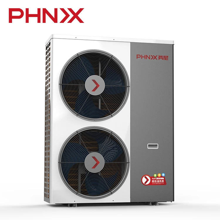 PHNIX R410A 30c Pompe a Chaleur Air Eau Inverter EVI High COP Monoblock Air Source Water Heat Pump 10Kw