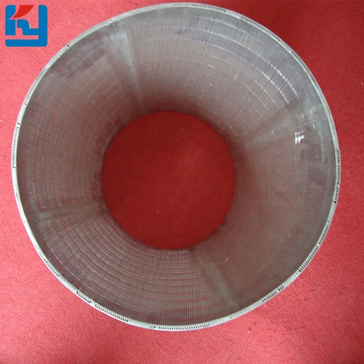 Vibrating centrifuge sieves filter basket starch stainless steel 51 mm gravity screens