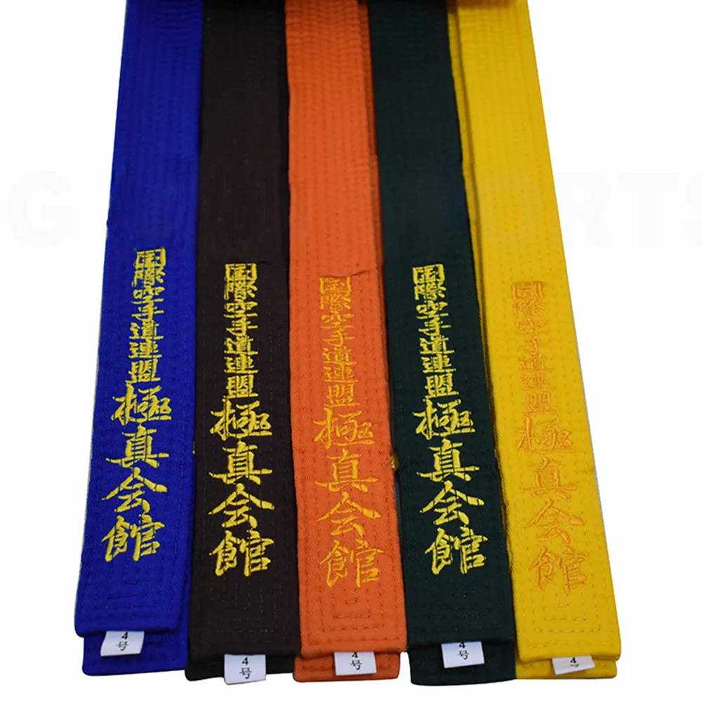 KYOKUSHIN KARATE EMBROIDERED BELTS SHINKYOKUSHIN