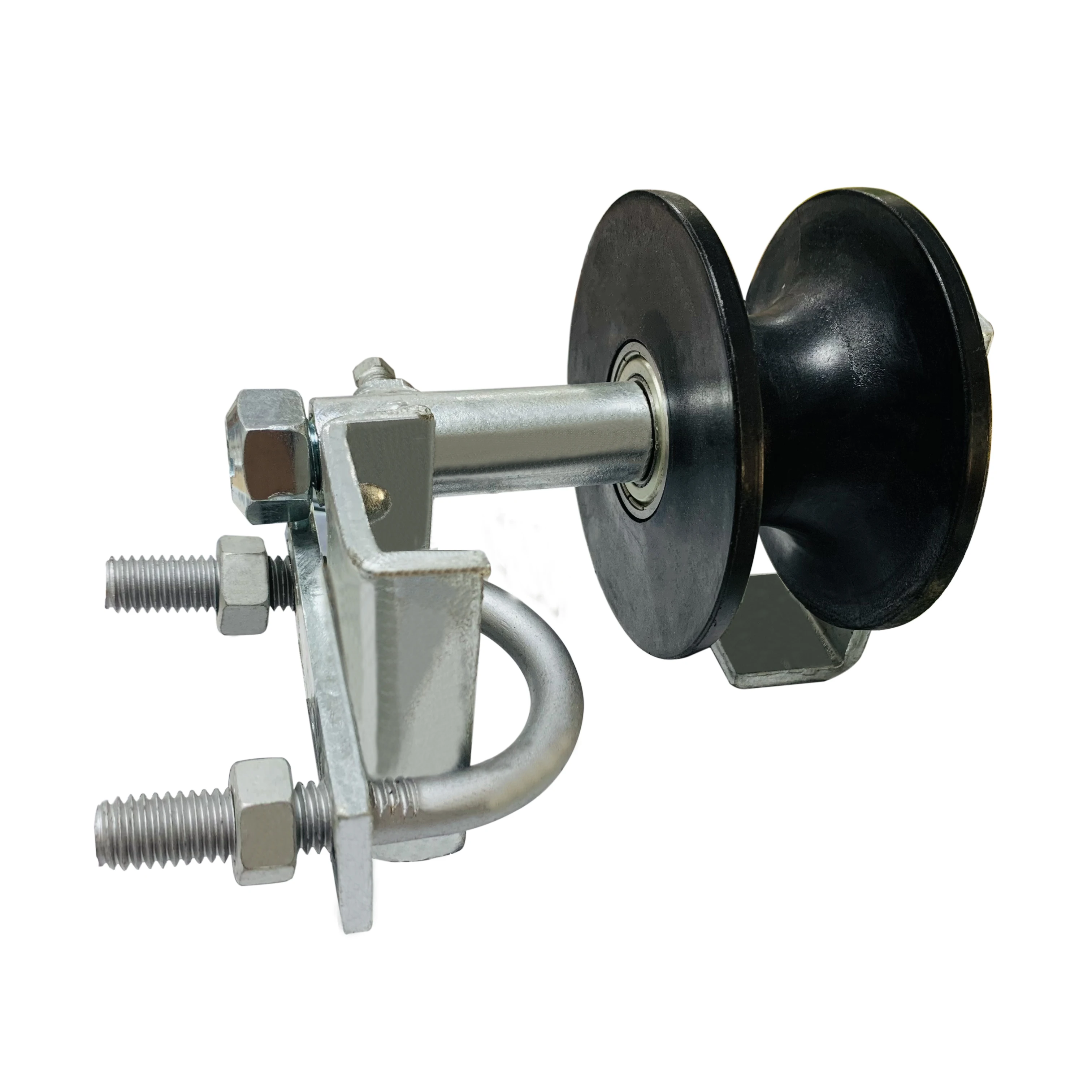 Chain Link Nylon Rolling GATE Track Wheel Rollers Sliding Gate Rollers for 2inch Post
